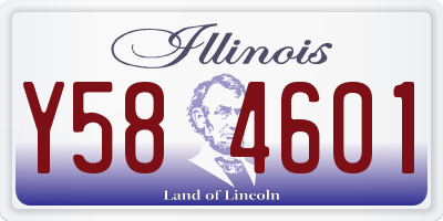 IL license plate Y584601