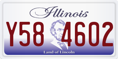 IL license plate Y584602