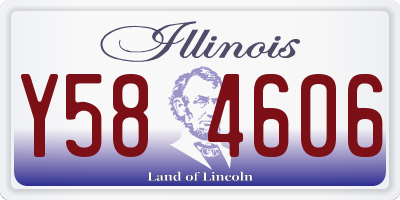 IL license plate Y584606