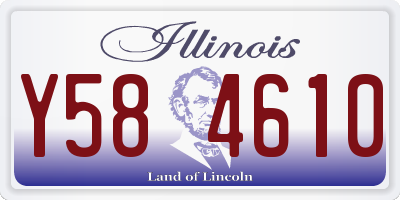 IL license plate Y584610