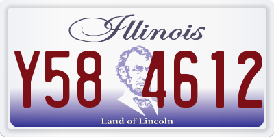 IL license plate Y584612