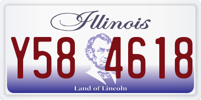 IL license plate Y584618