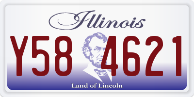 IL license plate Y584621
