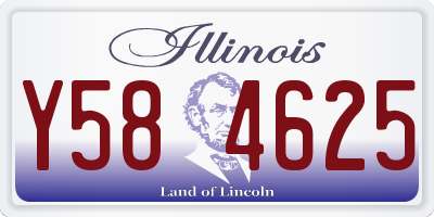 IL license plate Y584625