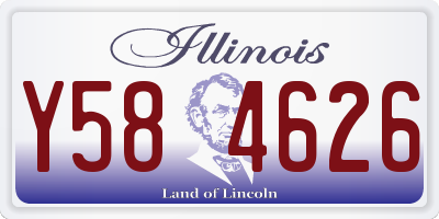 IL license plate Y584626
