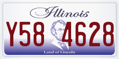 IL license plate Y584628
