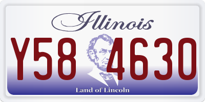 IL license plate Y584630