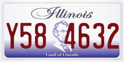 IL license plate Y584632