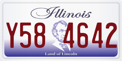 IL license plate Y584642