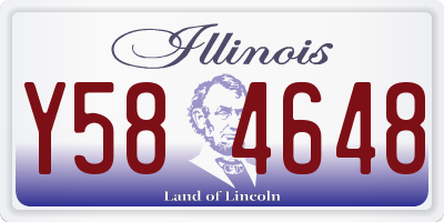 IL license plate Y584648