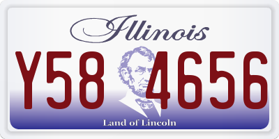IL license plate Y584656