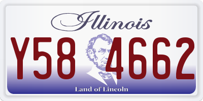 IL license plate Y584662