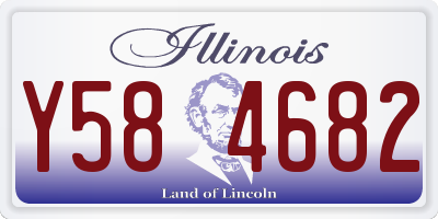 IL license plate Y584682
