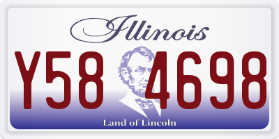 IL license plate Y584698