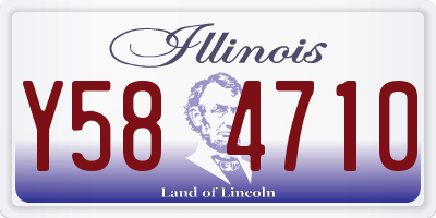 IL license plate Y584710
