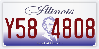 IL license plate Y584808