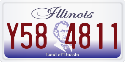 IL license plate Y584811