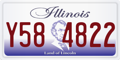 IL license plate Y584822