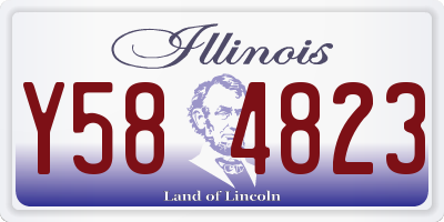 IL license plate Y584823