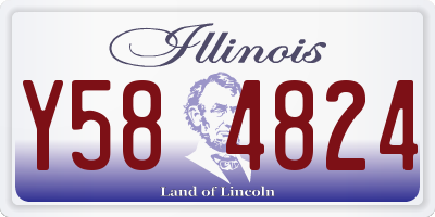 IL license plate Y584824