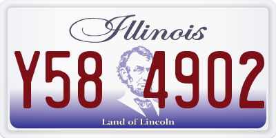 IL license plate Y584902