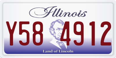 IL license plate Y584912