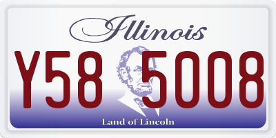 IL license plate Y585008