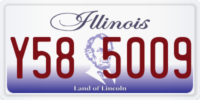 IL license plate Y585009