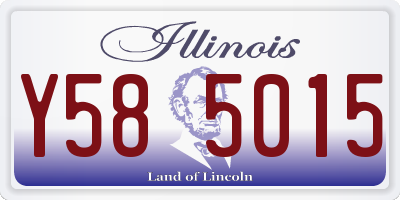 IL license plate Y585015