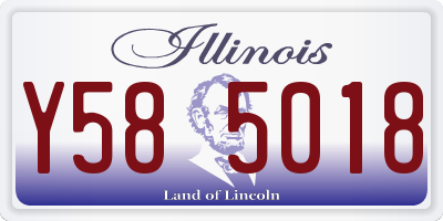 IL license plate Y585018
