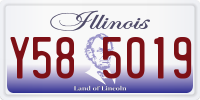 IL license plate Y585019