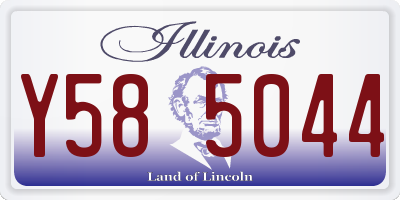 IL license plate Y585044