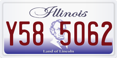 IL license plate Y585062