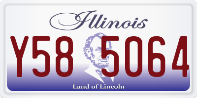 IL license plate Y585064