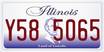IL license plate Y585065