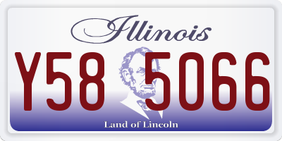 IL license plate Y585066