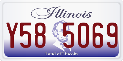 IL license plate Y585069
