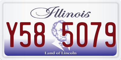 IL license plate Y585079