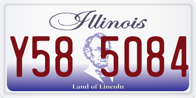 IL license plate Y585084