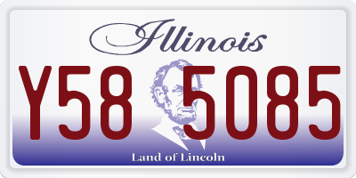 IL license plate Y585085
