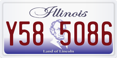 IL license plate Y585086