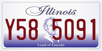 IL license plate Y585091