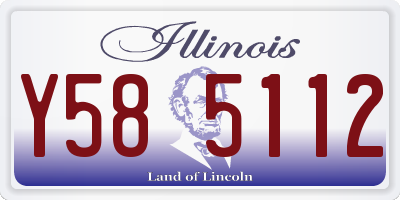 IL license plate Y585112