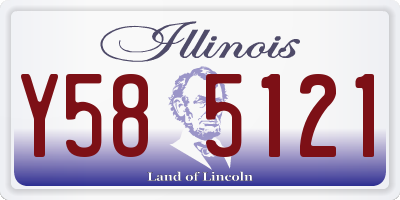 IL license plate Y585121