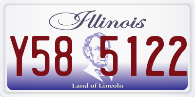 IL license plate Y585122