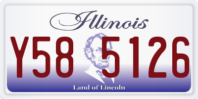 IL license plate Y585126