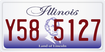 IL license plate Y585127