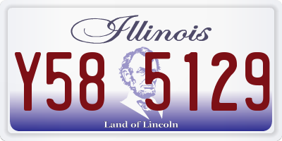 IL license plate Y585129