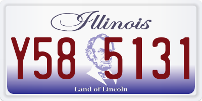 IL license plate Y585131