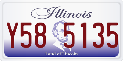 IL license plate Y585135